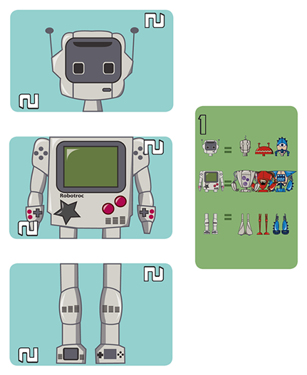 Robo Troc + Promo Game Robot Jogo de Cartas Flick Games - Deck de